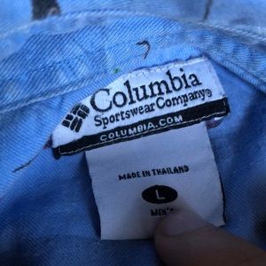 Columbia fishing lure button up size L